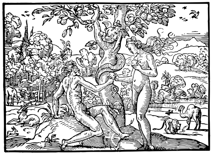 Image adapted from a woodcut by Bernard Saloman